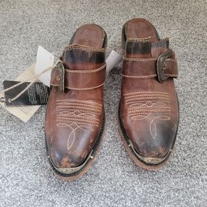 Liberty Leather Mules